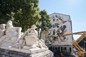 Fikos inaugure les Murs d’Audubon à Marseille avec une fresque monumentale